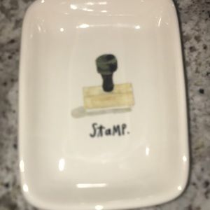 Rae Dunn stamp dish/holder